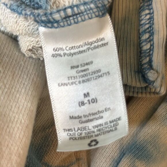 Oversized Bleach Washed Sweatshirt Inhale Exhale | Size M - Picture 5 of 6